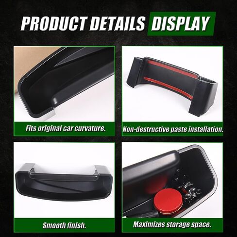 Center Console Organizer Tray Compatible with Mazda MX-5 2016-2023 Accessories, Car Navigation Screen Back Storage Box, Insert Storage Box Auxiliary Storage Tray, Black (Fit L-Peptide Car) in Saudi Arabia
