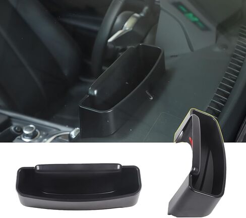 Center Console Organizer Tray Compatible with Mazda MX-5 2016-2023 Accessories, Car Navigation Screen Back Storage Box, Insert Storage Box Auxiliary Storage Tray, Black (Fit L-Peptide Car) in Saudi Arabia