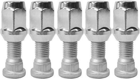 10PCS M12x1.5 Wheel Stud Lug Nut Set Compatible with Dodge Grand Caravan Avenger Caliber Journey Jeep Compass Patriot Chrysler Voyager 200 Sebring Pacifica 610-547 6509769AA in Saudi Arabia