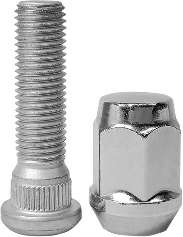 10PCS M12x1.5 Wheel Stud Lug Nut Set Compatible with Dodge Grand Caravan Avenger Caliber Journey Jeep Compass Patriot Chrysler Voyager 200 Sebring Pacifica 610-547 6509769AA in Saudi Arabia
