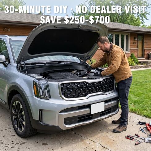 26300-3LAA0 Upgrade Aluminum Oil Filter Housing Kit, Compatible With Kia Telluride 20-24 Sorento 19-20 Sedona 19-21 Cadenza 17-20 Hyundai Palisade 20-23 Genesis G80 17-20 Genesis Sedan 14-16 in Saudi Arabia