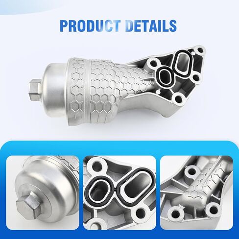 26300-3LAA0 Upgrade Aluminum Oil Filter Housing Kit, Compatible With Kia Telluride 20-24 Sorento 19-20 Sedona 19-21 Cadenza 17-20 Hyundai Palisade 20-23 Genesis G80 17-20 Genesis Sedan 14-16 in Saudi Arabia