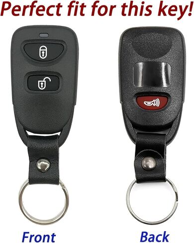 غطاء مفتاح Fob لشركة Hyundai Tucson: واقي حافظة عن بعد مناسب لشركة Hyundai 2005 2006 2007 2008 2009 Tucson Santa Fe Accent Kia Sorento NYOSEKS09TX PINHAT036 NYOSEKSAM08TX OSLOKA320T 954302E200 (أخضر) in Kuwait
