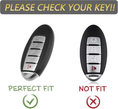 Key Fob Cover for Nissan Altima 5 Buttons Silicone Key Fob Remote Case Fit for Nissan Altima Armada Maxima Murano Pathfinder Rogue Hybrid Sentra Versa Note X Trail 2013-2023丨KR5S180144014丨 (Blue) in Saudi Arabia