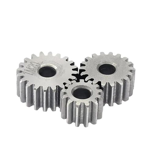 Spur Gear 1M-12T/13T/14T/15T/16T/17T/18T/19T/20T 45# Steel Material Cylindrical Transmission 1Pcs(1M18T - Bore 6mm) in Saudi Arabia
