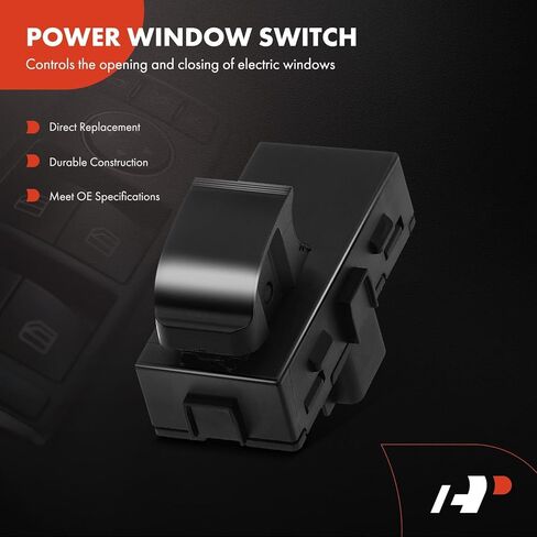 A-Premium Rear Side 2-PC Set Window Switch Compatible with Chevrolet Silverado 1500 2500 HD 3500HD, Traverse & GMC Sierra 1500, Acadia & Buick Enclave & Saturn Outlook, Replace# 22895546, 25877777 in Kuwait
