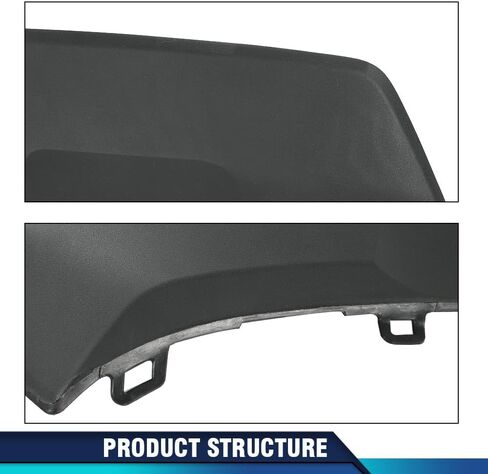 PIT66 Rear Bumper Lower Valance Panel Compatible with Toyota RAV4 2019-2022 524530R060B0 TO1195120 in Kuwait