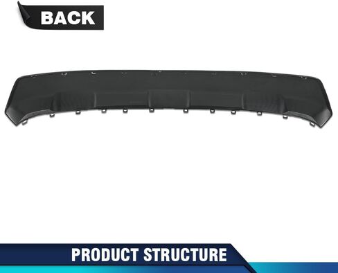 PIT66 Rear Bumper Lower Valance Panel Compatible with Toyota RAV4 2019-2022 524530R060B0 TO1195120 in Kuwait