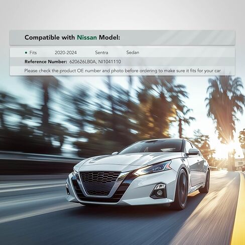 YHTAUTO دعامة المصد السفلي في المنتصف الأمامي متوافقة مع نيسان سنترا 2020-2024 سيدان، جانب السائق أو الراكب، فولاذ in Kuwait