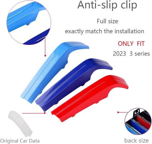 Lanyun compatible with bmw 2023 3 Series G20 330i 330e Sedan xDrive grill color grill insert trims grill stripes 2023 bmw 3 series with 8 beam in Saudi Arabia