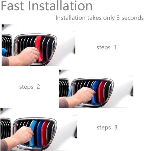 Lanyun compatible with bmw 2023 3 Series G20 330i 330e Sedan xDrive grill color grill insert trims grill stripes 2023 bmw 3 series with 8 beam in Saudi Arabia