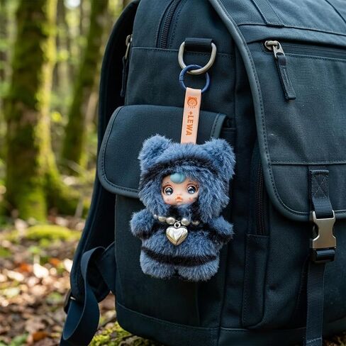 Plush Blind Box, Kawaii Cute Mini Plush Doll Keychain, Random 1 of 7 Styles with Secret Edition, Movable Eyes Design, Collectible Plush Figure Toys, Gift for Kids Girls Teens & Adults (Single Box) in Saudi Arabia