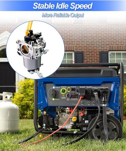 Dual Fuel Portable Generator Carburetor Kit with 3 Gaskets Fit for Westinghouse WGen5300DFcv 274CC Engine in Kuwait