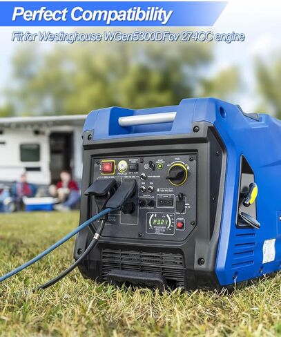 Dual Fuel Portable Generator Carburetor Kit with 3 Gaskets Fit for Westinghouse WGen5300DFcv 274CC Engine in Kuwait