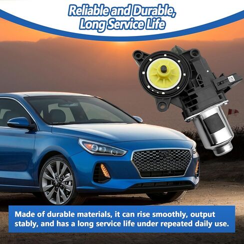 Power Window Motor Front Left Driver Side Fit for Hyundai Elantra GT 2018 2019 2020 Replace 82450G3020 82450-G3020 in Saudi Arabia