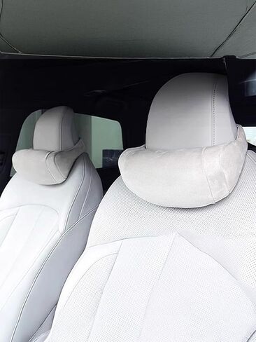 Car Headrest Pillow, Comfort Support Neck Pillow and Ergonomic Car Neck Pillow for Driving Seat for Car Driving & Travel, Universal Fit Head Rest Cushion for Fatigue Relief in Kuwait
