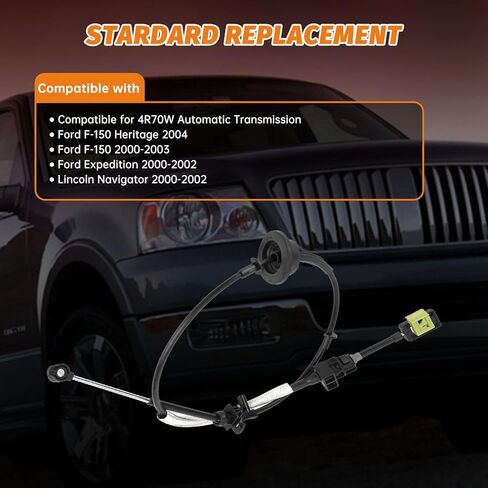 YL3Z-7E395-BA Automatic Transmission Gear Shift Cable Compatible with Ford Expedition 2000-2002,For F-150 Heritage 2004,For F-150 2000-2003 4R70W Automatic Transmission,for Lincoln Navigator in Saudi Arabia