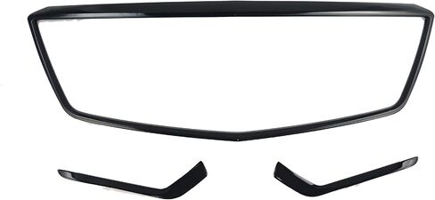 Trim Illusion Chrome Delete Gloss Black Patented Grille Overlay for 2020-2026 Cadillac XT5 | Easy No-Tool Install | US Patented in Saudi Arabia