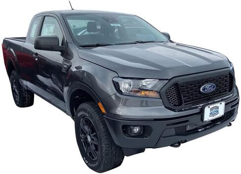 Fuel Rider Grille Inserts Overlay Trim for Front Grille Compatible with 2019-2022 Ford Ranger - Gloss Black ABS Snap On Mesh Insert, OE Look- Car Truck Accessories in Saudi Arabia
