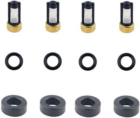 Fuel Injector Rebuild Kit Suitable for 2003-2016 Kawasaki Jet Ski Ultra LX STX 15F 12F O-Rings Seals Filters 49033-3707 in Saudi Arabia