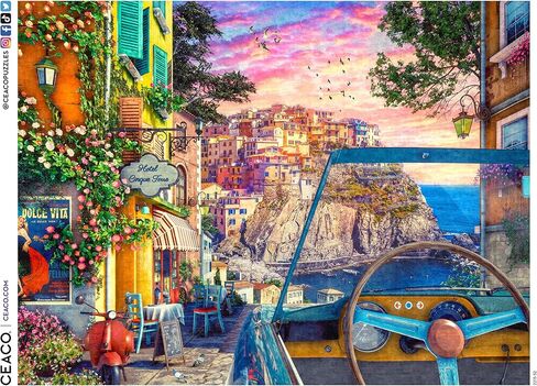 سيكو - أحجية الصور المقطوعة قطعة كبيرة - دومينيك دافيسون - أحلام سينك تير - نشاط مريح وممتع للبالغين in Kuwait