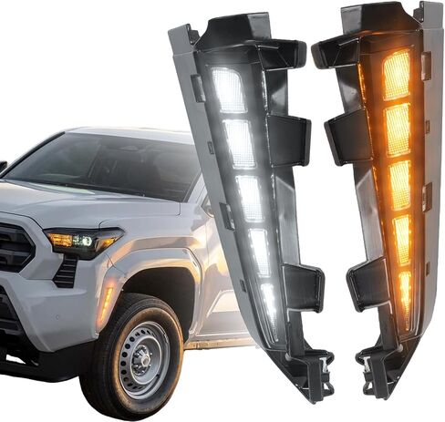 Fender Flare Side Marker Light fit for 2024 2025 2026 Toyota Tacoma sr sr5 Led Turn Signal wheel Arcles Side Marker Lights Accessories (SR5 SR) in Kuwait