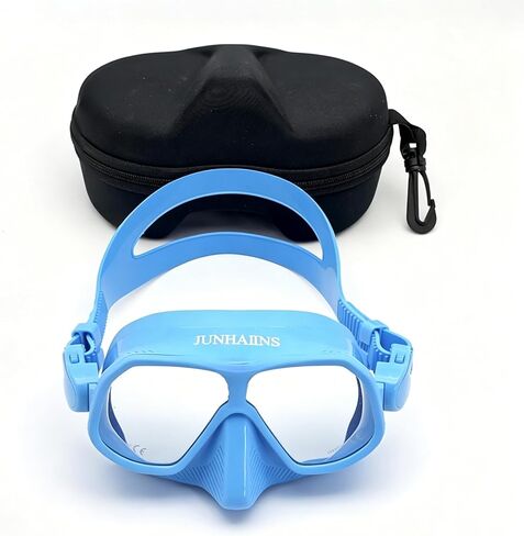 Low Volume Freediving Mask for Adult - Silicone Frameless Diving Goggles, Tempered Glass, Anti-Fog, Underwater Hunting in Saudi Arabia
