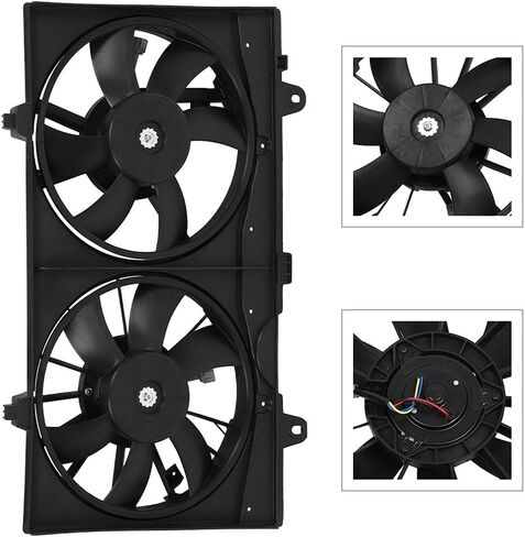 Cooling Fan 2007-2012 for Nissan Sentra Base 2.0L 2007-2012 for Nissan Sentra Custom 2.0L 621770 67450239 NI3117101 Driver Passenger Side/LH RH Cooling Fans Assembly in Saudi Arabia