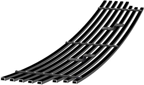 APS Black Billet Grille Grill Insert Compatible with Ford Expedition 2003 2004 2005 2006 Lower Bumper N19-H37358F in Kuwait