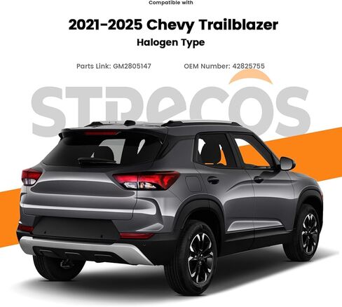 Tail Lights Compatible with 2021 2022 2023 2024 2025 Chevy Trailblazer LT LS L Outer Taillight Rear Turn Signal Brake Lamp Assembly w/Harness and Bulbs Replace 42825755 (Right Passenger Side) in Saudi Arabia