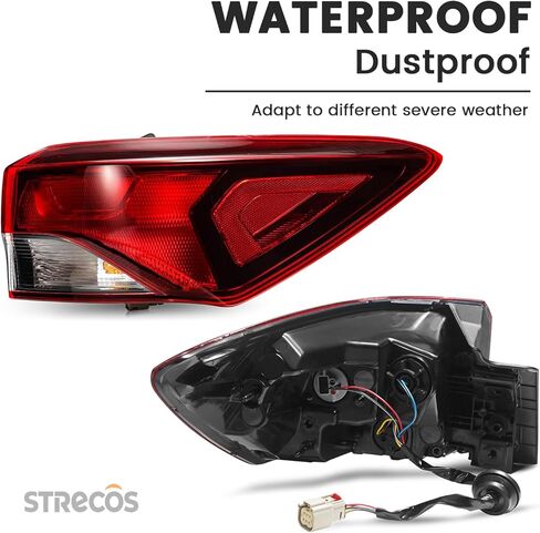 Tail Lights Compatible with 2021 2022 2023 2024 2025 Chevy Trailblazer LT LS L Outer Taillight Rear Turn Signal Brake Lamp Assembly w/Harness and Bulbs Replace 42825755 (Right Passenger Side) in Saudi Arabia