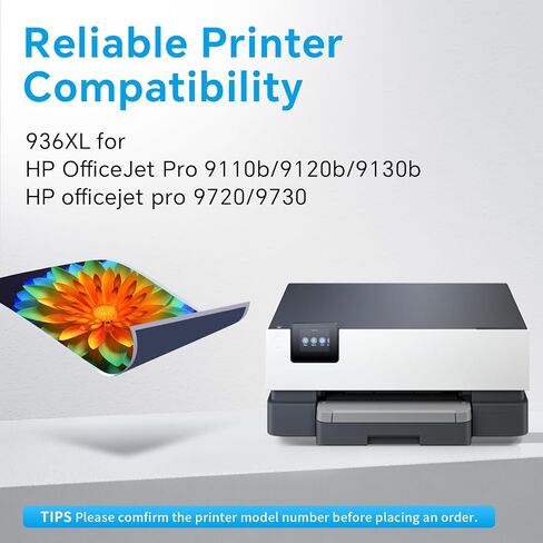 936 Ink Cartridges Replacement for HP 936e XL Series Compatible with officeJet Pro 9110b, 9120b, 9130b officeJet Pro Wide Format 9720/9730 Printer(B/C/M/Y). in Kuwait