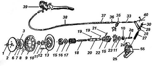Flying Horse 2-Stroke Motorized Bicycle Complete Clutch Bevel Wheel Assembly – Gas Bike Complete Clutch Replacement in Saudi Arabia