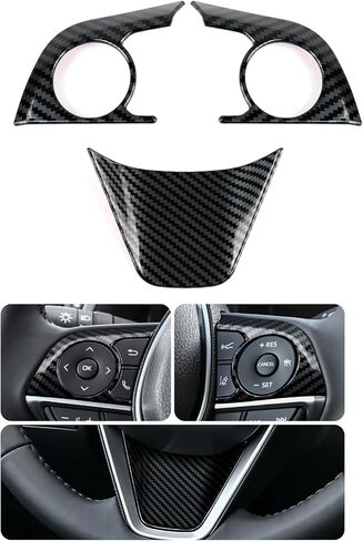 Car Air Vent Frame Center AC Trim Carbon Color ABS Decal Sticker Compatible with 8th Gen Toyota Camry XV70 Accessories - for 2021-2024 ONLY in Saudi Arabia