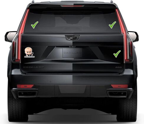 Cool Boy Baby On Board Window Vinyl Decal Sticker 6" (White), Waterproof Vinyl Decals for Many Purpose Like Cars, Trucks, Laptops, Phones, Windows and More in Saudi Arabia