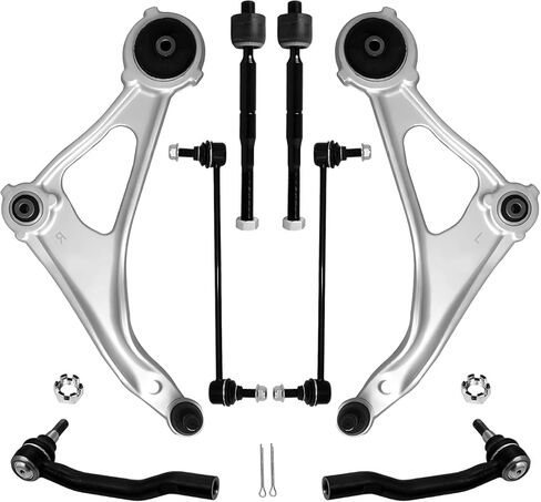 Front Lower Control Arm Kit Ball Joints Tie Rod Ends Sway Bar Links Compatible with 2014-2018 Nissan Altima (2013 Altima 4-Door Sedan ONLY) & 2016-2023 Maxima in Saudi Arabia