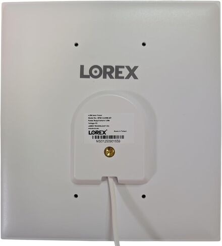 Lorex Solar Panel for Battery-Operated Cameras | 4.5 Watt | USB C and Micro-USB Adaptor | High-Efficiency | Non-Stop Power | Weatherproof | Flexible Setup in Kuwait