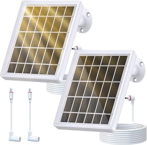 Solar Panel Charger for Ring Camera，Spotlight Cam Plus/Pro and Stick Up Cam Battery, 6V 3W 13.1Ft Fast Charging Cable in Saudi Arabia