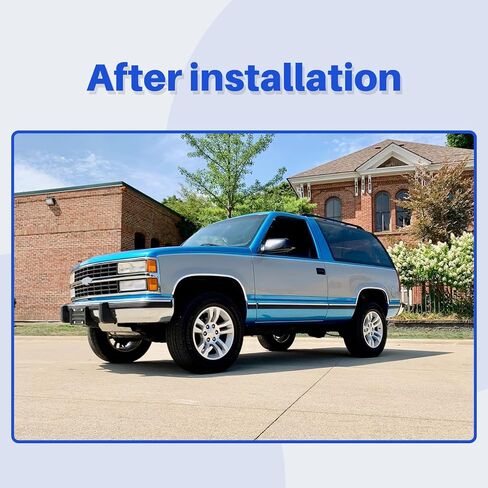 CarPartsDepot Front Grille Chrome Shell With Black Insert Grill Compatible With CHEVROLET 1988-1993 C/K 1500 2500 3500 & 1992-1993 Blazer GM1200142 in Saudi Arabia