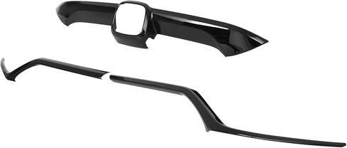 3PCS Front Upper Grille Molding Tirm Fit for Honda CRV 2017 2018 2019 Glossy Black Left and Right Side in Kuwait