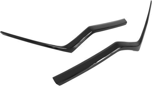 3PCS Front Upper Grille Molding Tirm Fit for Honda CRV 2017 2018 2019 Glossy Black Left and Right Side in Kuwait