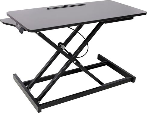 Gecheer Adjustable Height Standing Desk Converter with Keyboard Tray for Ergonomic Monitor Setup in Saudi Arabia
