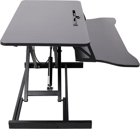 Gecheer Adjustable Height Standing Desk Converter with Keyboard Tray for Ergonomic Monitor Setup in Saudi Arabia