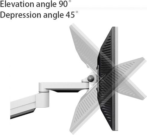 Ground Monitor Bracket, Universal Tv Head Stand, Side/Ground Installation Options,Stand Desk Riser Monitor Stand Mount,Black-Side Installation in Kuwait