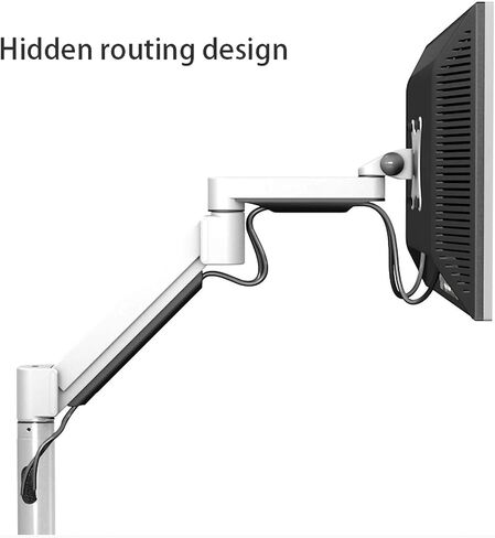 Ground Monitor Bracket, Universal Tv Head Stand, Side/Ground Installation Options,Stand Desk Riser Monitor Stand Mount,Black-Side Installation in Kuwait
