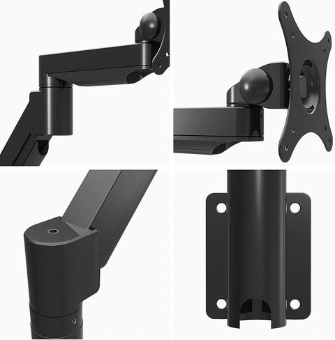 Ground Monitor Bracket, Universal Tv Head Stand, Side/Ground Installation Options,Stand Desk Riser Monitor Stand Mount,Silver-Ground Installation in Kuwait