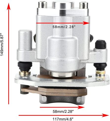Rear Caliper, Motorcycle Rear Brake Caliper, ATV Rear Brake Pump Aluminum Alloy ATV Rear Brake Pump Fits for Yamaha Raptor 700 2006-2012 in Kuwait