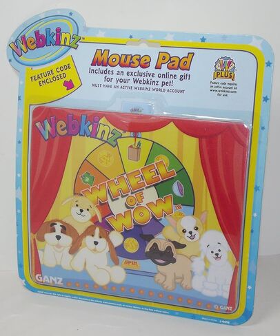 WEBKINZ Spin the Wheel of Wow Mouse Pad Computer mousepad in Saudi Arabia