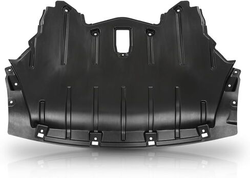 PIT66 Front Engine Splash Shield Under Panel Compatible with BMW X5 2011-2013 51757233968, BM1228177 Black in Kuwait