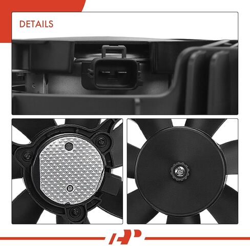 مجموعة مروحة تبريد رادياتير المحرك A-Premium متوافقة مع موديلات Ford & Lincoln - Fusion 2014-2020، MKZ 2013-2020 in Kuwait